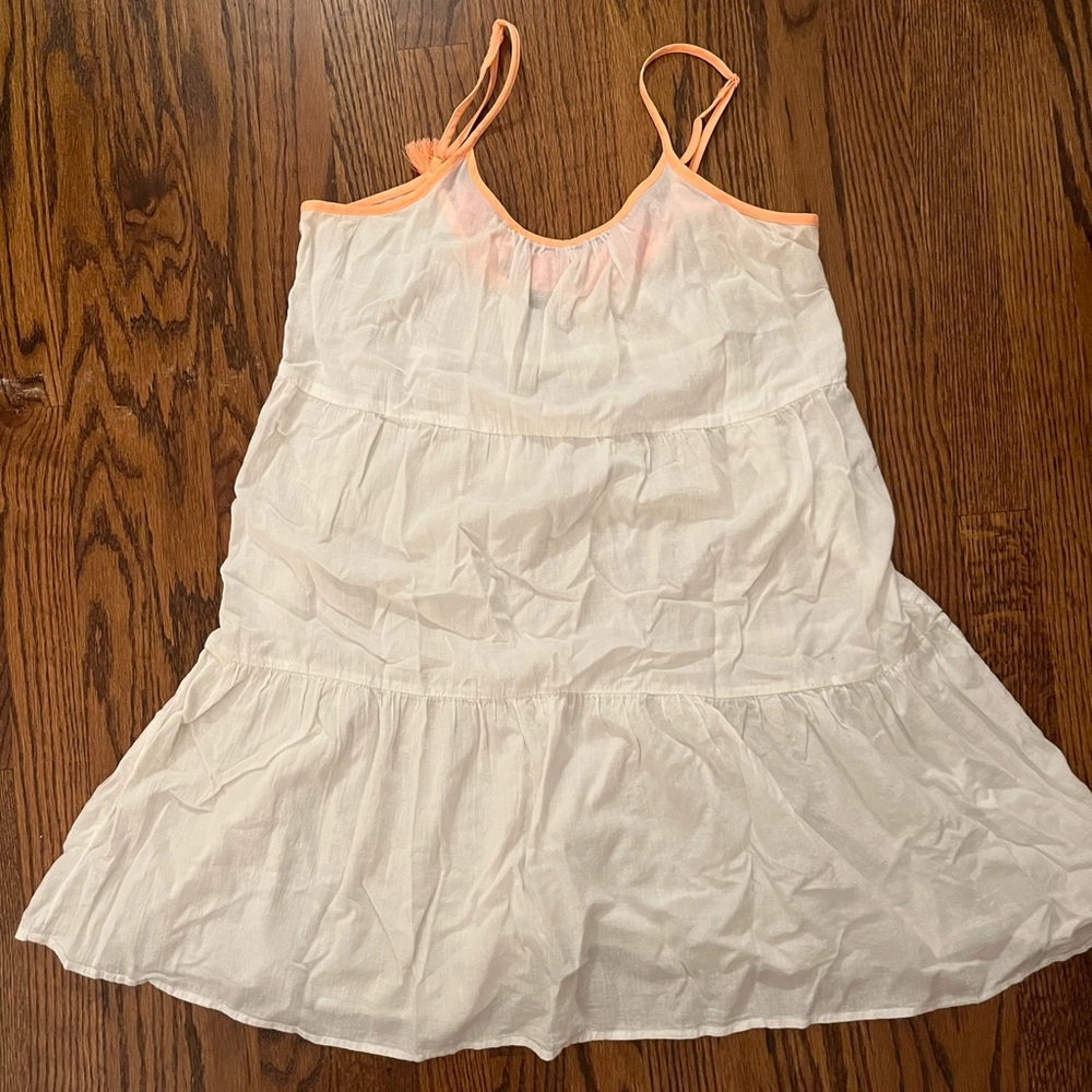 Aerie Swimsuit Beach Coverup with Coral Tassel Back